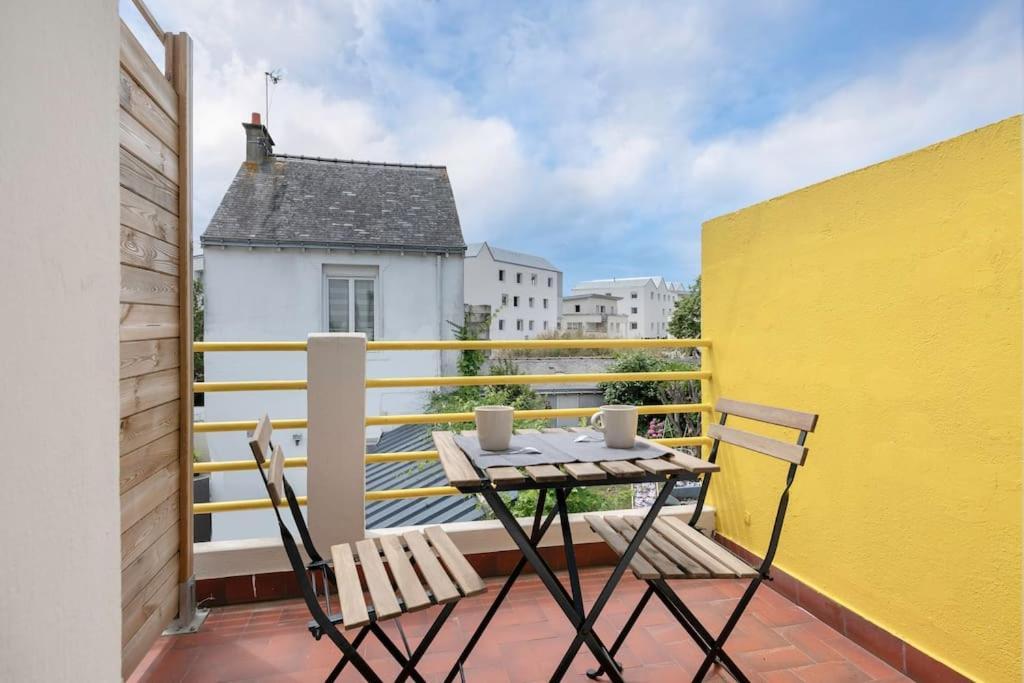 Aristide#3 - Studio Lumineux Avec Sa Jolie Terrasse Saint-Nazaire (Loire-Atlantique) Luaran gambar